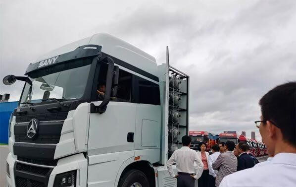 投放100輛氫燃料工程車，三一推進(jìn)岳陽氫能示范城市建設(shè)