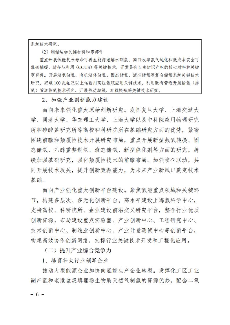 《上海市氫能產業發展中長期規劃 （2022-2035年）》印發！2025年規模突破1000億元_05